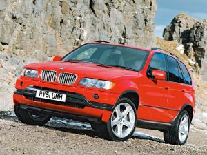 BMW X5 4.6is 2002 года (UK)